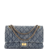 Reissue 2.55 Flap Bag Quilted Denim 227