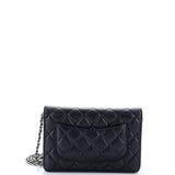 Wallet on Chain Quilted Caviar