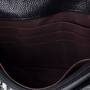 Wallet on Chain Quilted Caviar