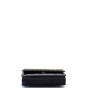 Chain Around Wallet on Chain Quilted Lambskin