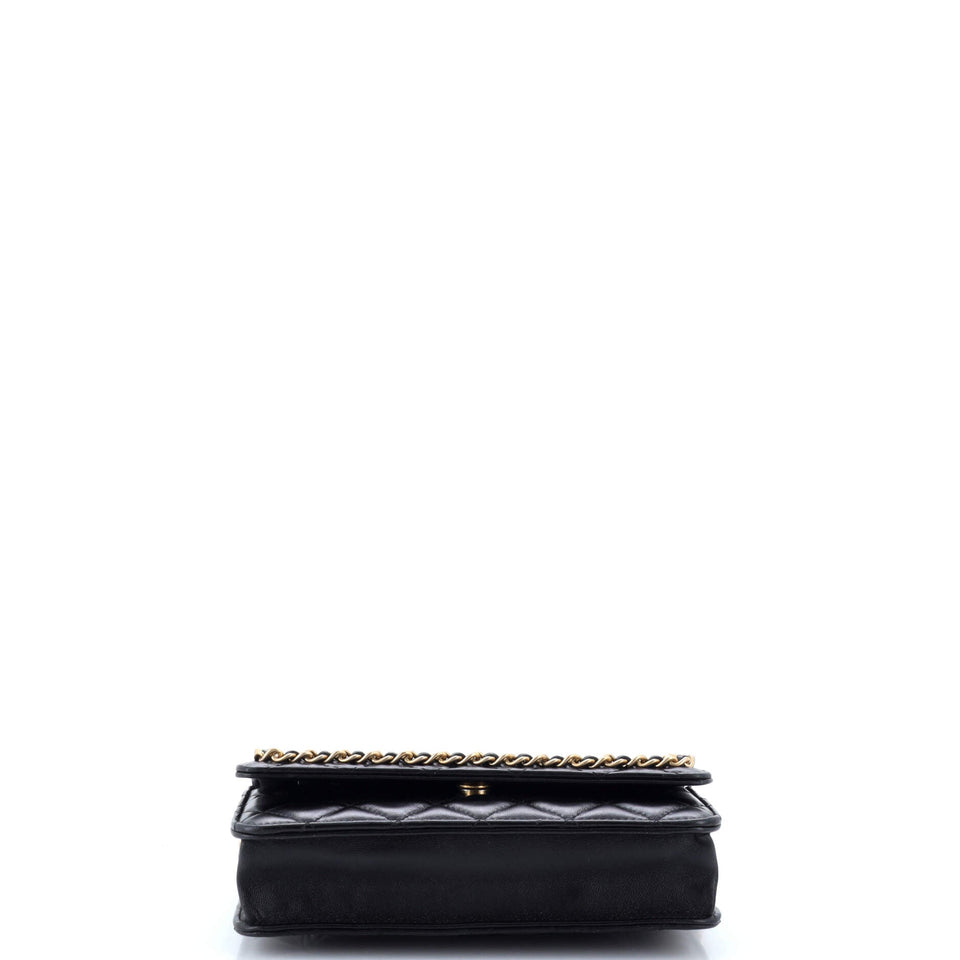 Chain Around Wallet on Chain Quilted Lambskin