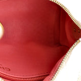 CC Links Hobo Quilted Crumpled Lambskin Small