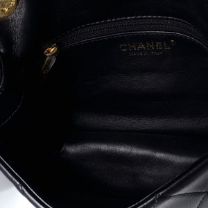 Color Match Multicolor Flap Bag Quilted Lambskin Small