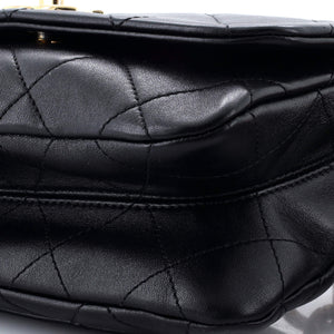 Color Match Multicolor Flap Bag Quilted Lambskin Small