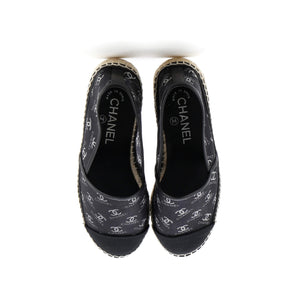 Women's Cap Toe Espadrilles Printed Mesh with Grosgrain