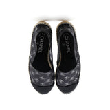 Women's Cap Toe Espadrilles Printed Mesh with Grosgrain