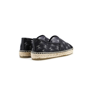 Women's Cap Toe Espadrilles Printed Mesh with Grosgrain