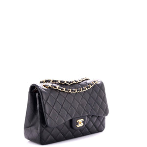 Classic Double Flap Bag Quilted Lambskin Jumbo
