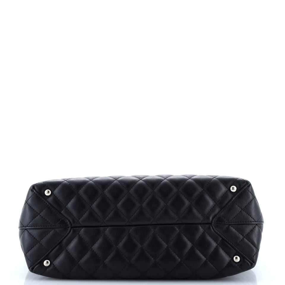 Daily Shopping Tote Quilted Lambskin