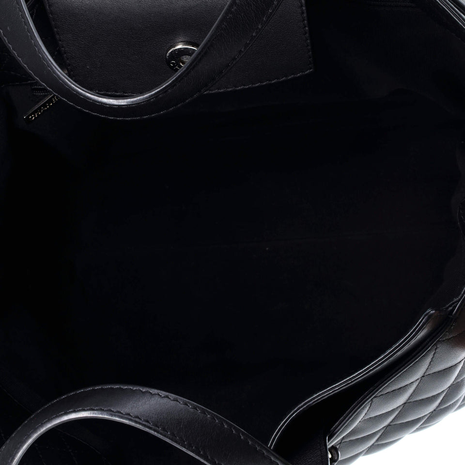 Daily Shopping Tote Quilted Lambskin