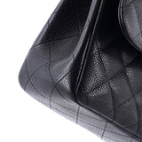 Classic Double Flap Bag Quilted Caviar Jumbo