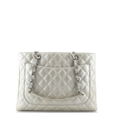 Grand Shopping Tote Quilted Caviar