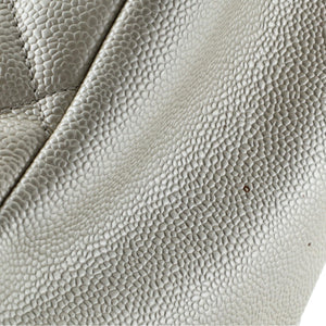 Grand Shopping Tote Quilted Caviar