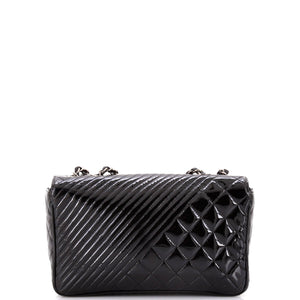 Coco Boy Flap Bag Quilted Patent Medium