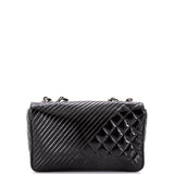 Coco Boy Flap Bag Quilted Patent Medium