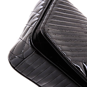Coco Boy Flap Bag Quilted Patent Medium