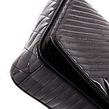 Coco Boy Flap Bag Quilted Patent Medium