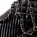 Coco Boy Flap Bag Quilted Patent Medium
