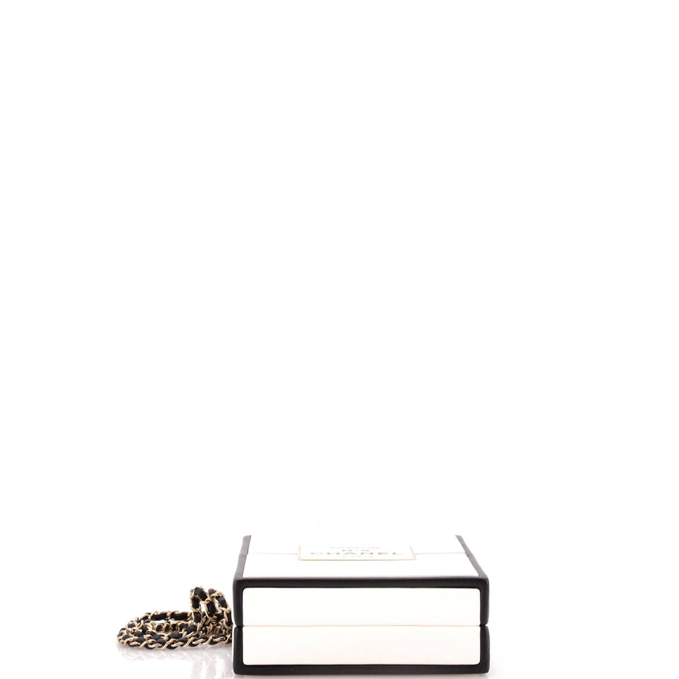 No.5 Perfume Box Evening Clutch Leather
