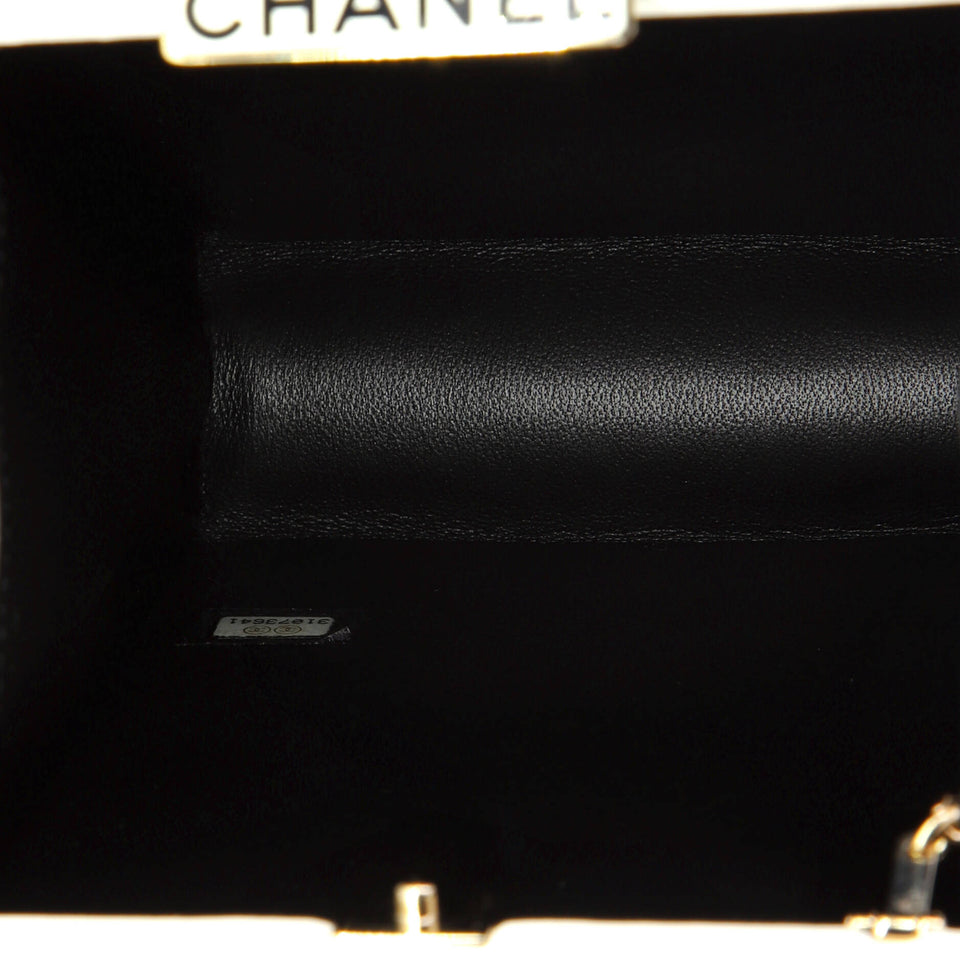No.5 Perfume Box Evening Clutch Leather