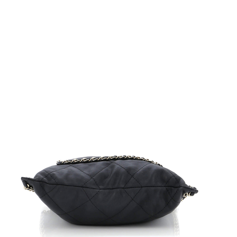 Flat Shopping Bag Quilted Calfskin Medium