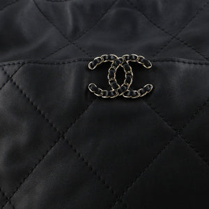 Flat Shopping Bag Quilted Calfskin Medium
