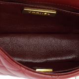 Crystal CC Full Flap Bag Quilted Lambskin Mini