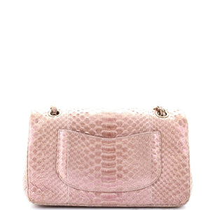 Classic Double Flap Bag Iridescent Python Medium