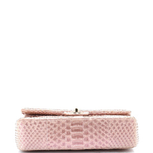 Classic Double Flap Bag Iridescent Python Medium