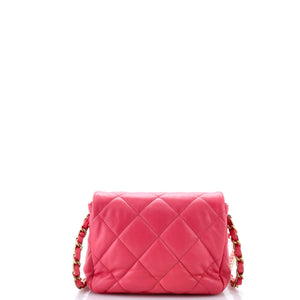 Coco Love CC Heart Flap Bag Quilted Lambskin Mini