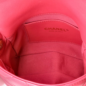 Coco Love CC Heart Flap Bag Quilted Lambskin Mini