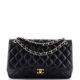 Classic Double Flap Bag Quilted Lambskin Jumbo