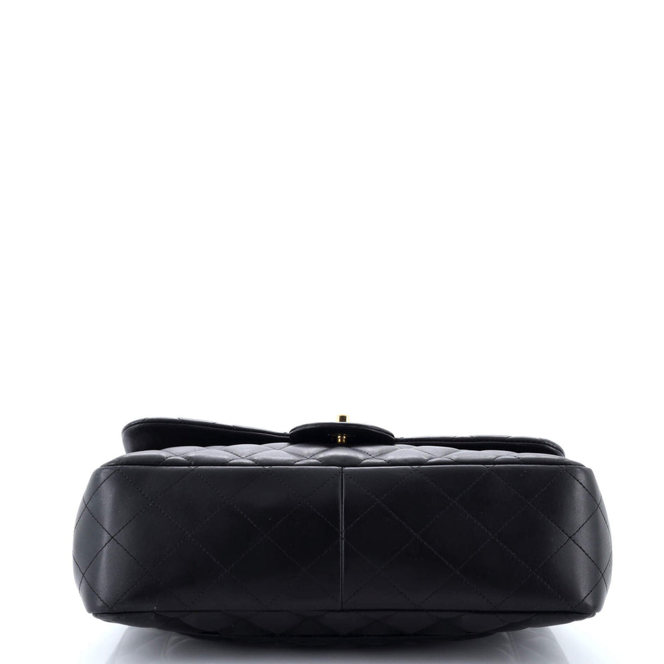 Classic Double Flap Bag Quilted Lambskin Jumbo