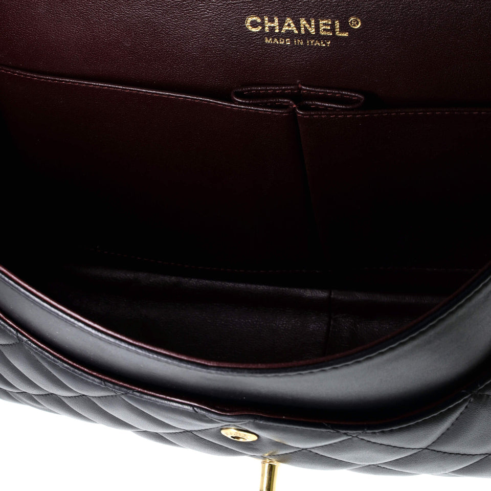 Classic Double Flap Bag Quilted Lambskin Jumbo