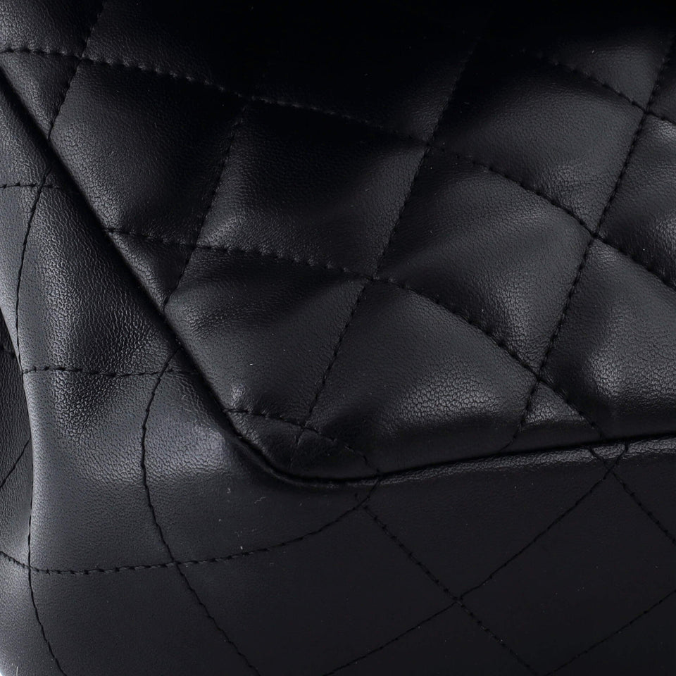 Classic Double Flap Bag Quilted Lambskin Jumbo