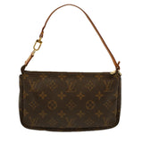 Louis Vuitton Pochette Accessoire  Canvas Clutch Bag