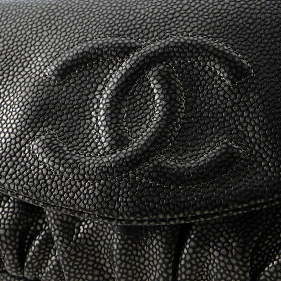 Half Moon Wallet on Chain Caviar