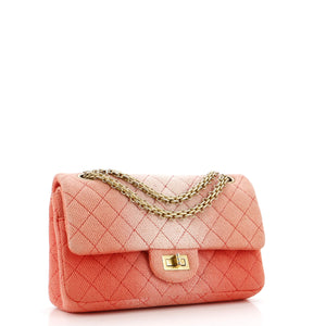 Reissue 2.55 Flap Bag Quilted Ombre Denim 225
