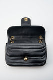 Chanel Vintage Black Single Flap with 24k gold plated hardware