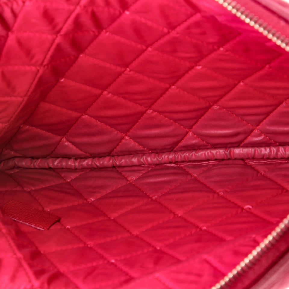 Boy O Case Clutch Quilted Caviar Medium