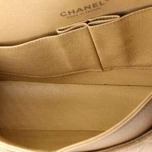 Classic Double Flap Bag Quilted Caviar Medium