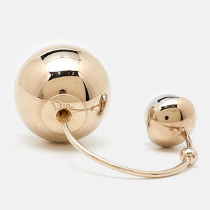 Dior Two-Tone Ultradior Half Hoop Earrings