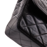 Vintage Two Tone CC Flap Bag Quilted Lambskin Medium