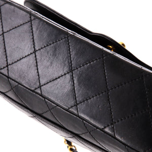 Vintage Two Tone CC Flap Bag Quilted Lambskin Medium