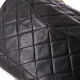 Vintage Two Tone CC Flap Bag Quilted Lambskin Medium