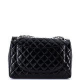 Classic Double Flap Bag Quilted Patent Maxi