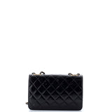 CC Eyelet Wallet on Chain Quilted Patent