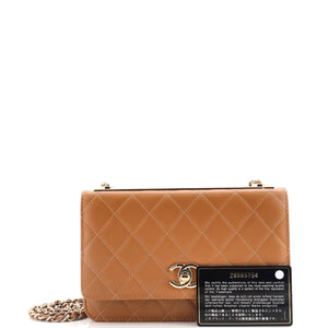 Trendy CC Wallet on Chain NM Quilted Lambskin