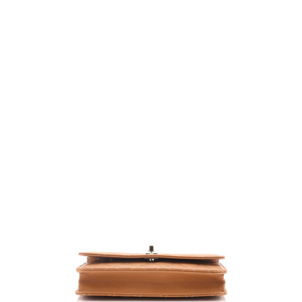 Trendy CC Wallet on Chain NM Quilted Lambskin