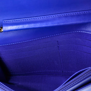 Boy Wallet on Chain Quilted Caviar
